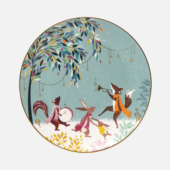 Assiettes à gâteaux Woodland Tales - Lot de 4 pièces assorties