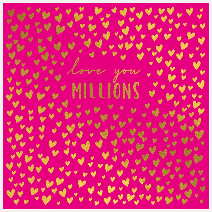 Little Gestures Love You Millions Large Card