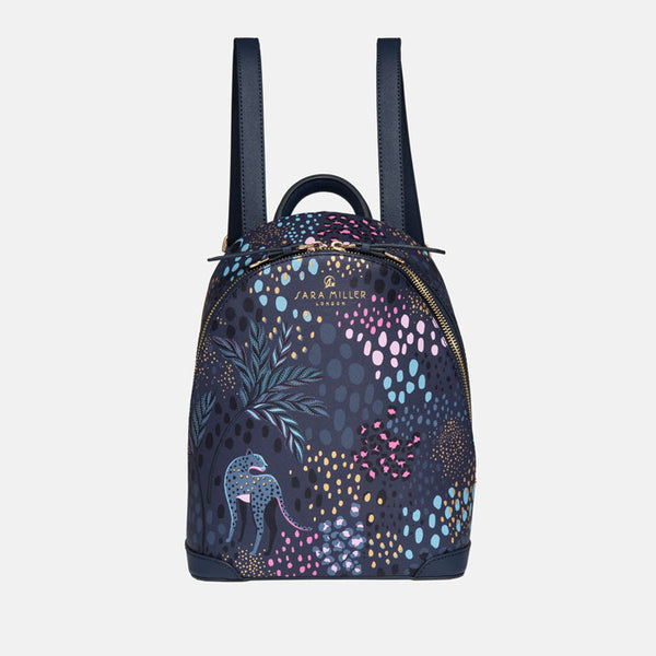 Leopard Design Rucksack, Luxury Accessories | Sara Miller London