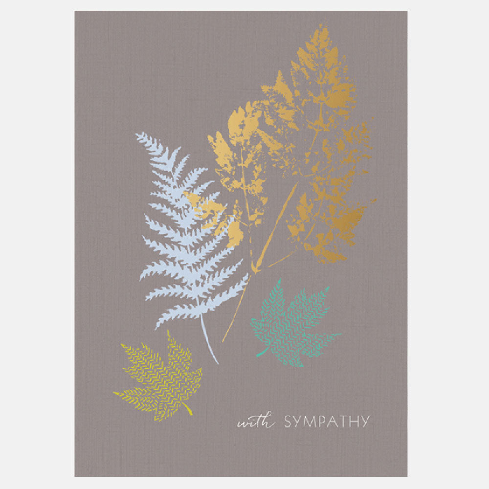 Sympathy Gold Leaf Card