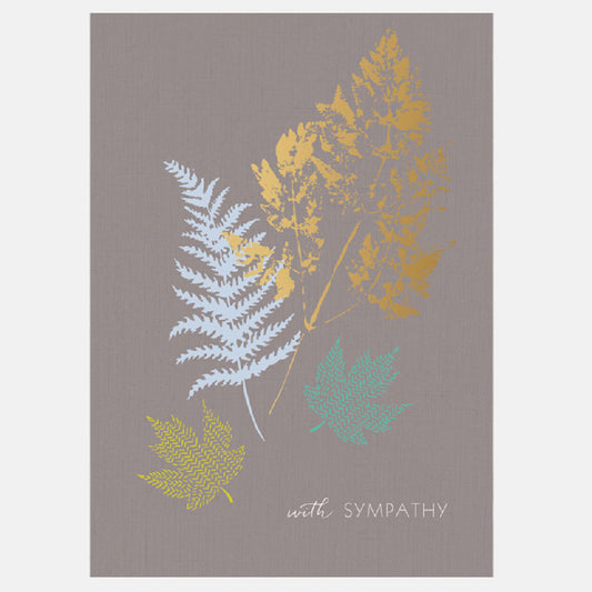 Sympathy Gold Leaf Card