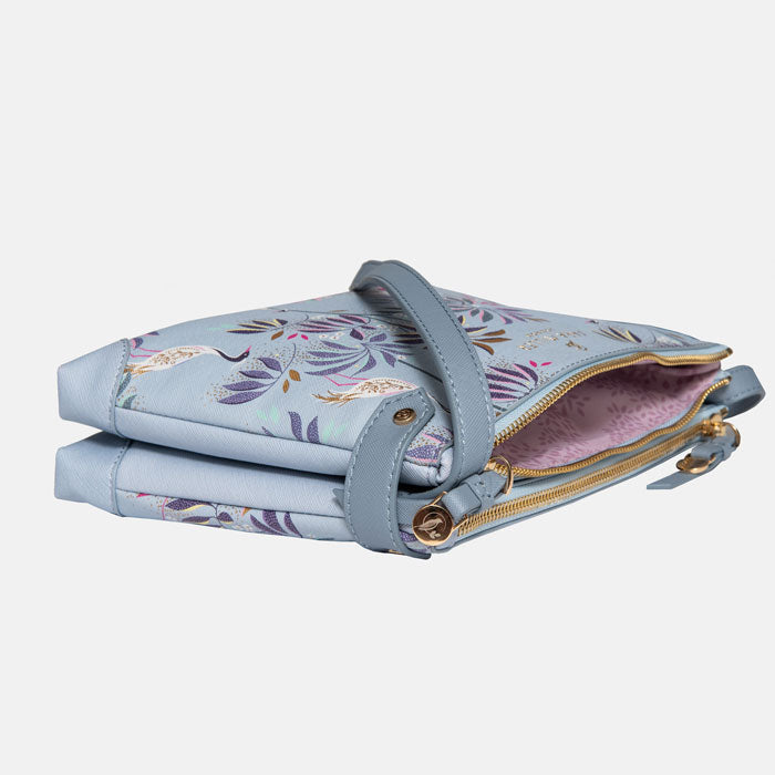 Crane Garden Zip Top Crossbody