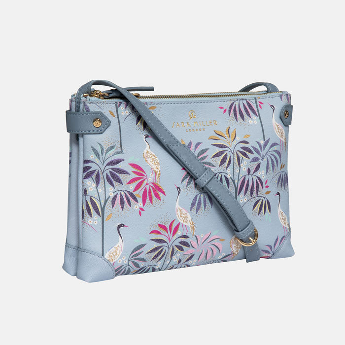 Crane Garden Zip Top Crossbody
