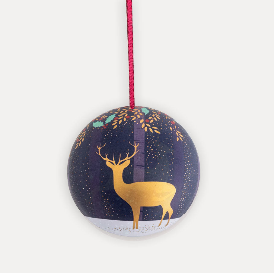 Christmas Fillable Tin Baubles - Set of 4