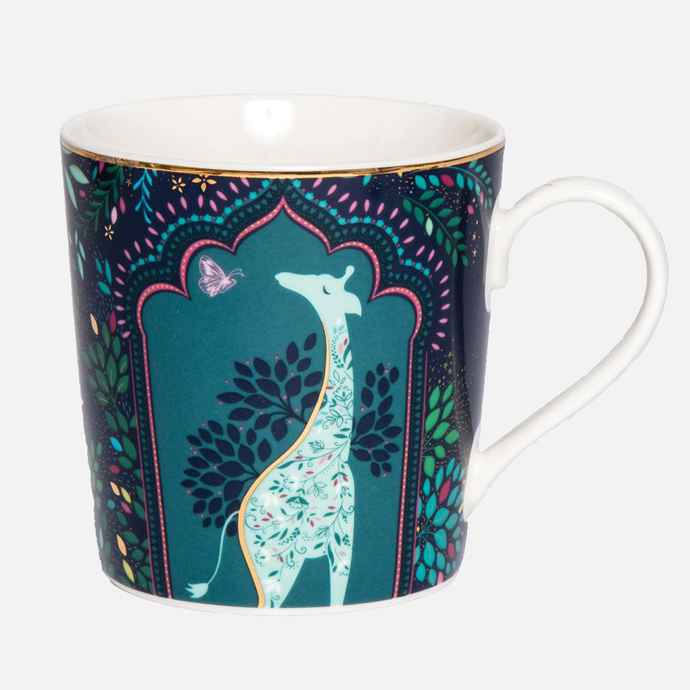 Giraffes Courtyard Mug