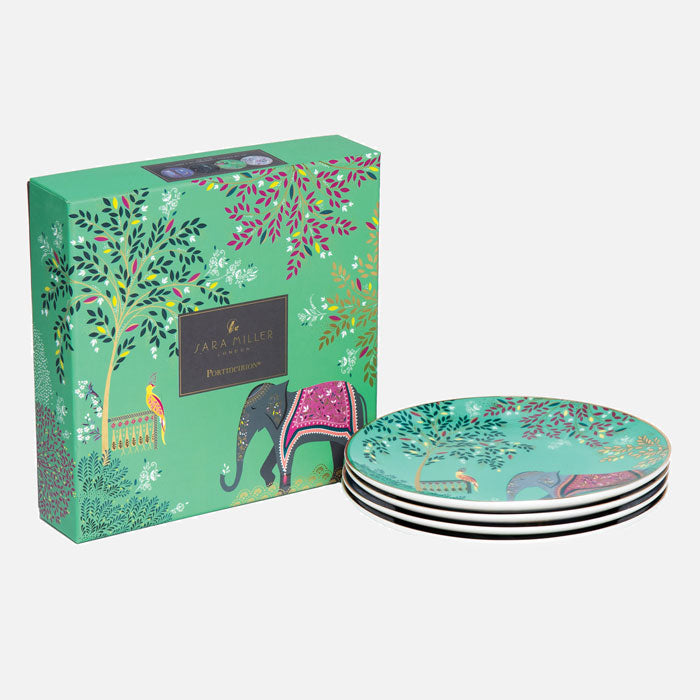 India Cake Plates - Assorted Set of 4