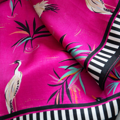 Pink Heron Scarf