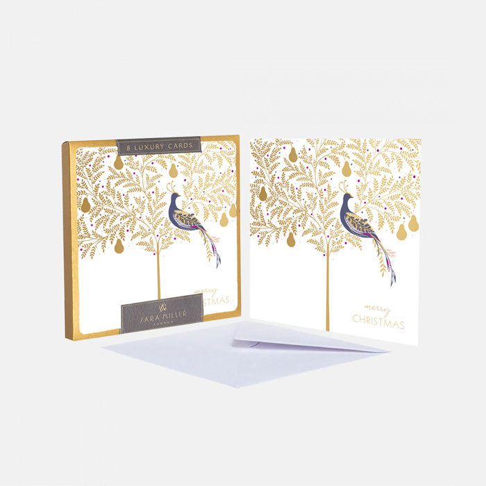 Luxury Partridge Christmas Cards - Box of 8