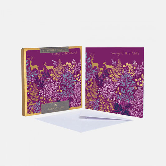 Luxury Deer Christmas Cards - Box of 8