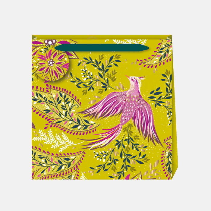 Lime Bird Paradise Medium Gift Bag