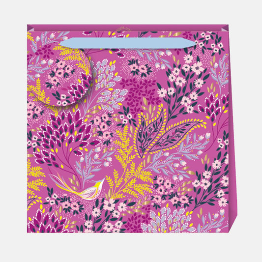 Mauve Songbird Large Gift Bag