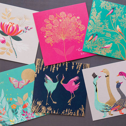 Happy Birthday Flower Head Card