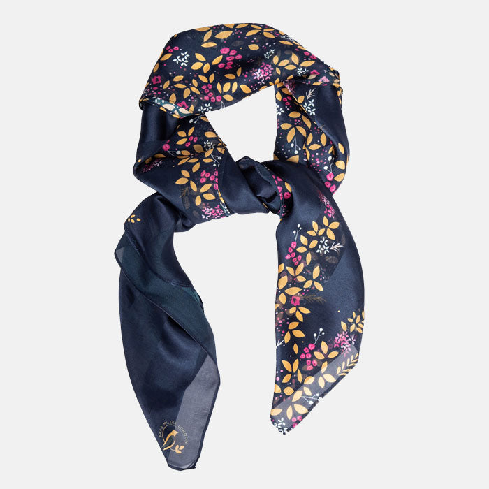 Hummingbird Boxed Silk Scarf