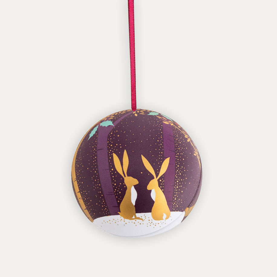 Christmas Fillable Tin Baubles - Set of 4