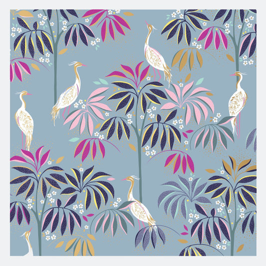 Crane Garden Card