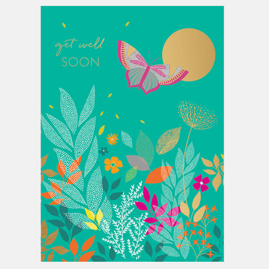 Get Well Butterfly Card