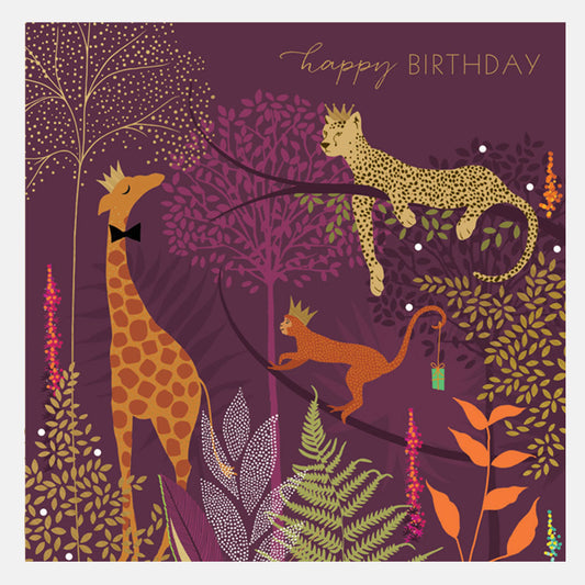 Happy Birthday Jungle Card