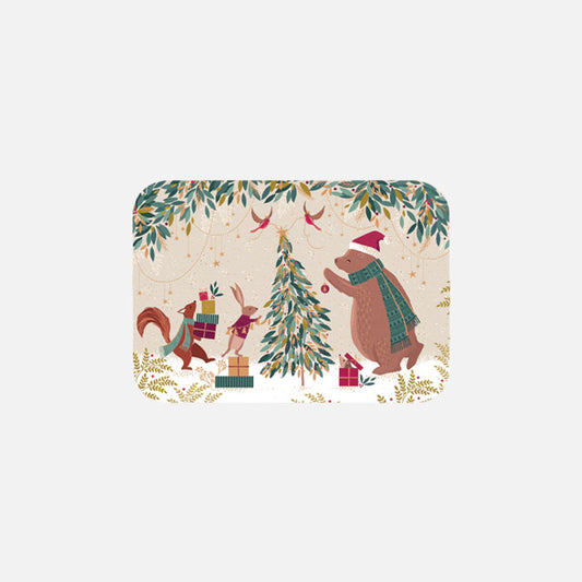Santa Bear Pocket Tin
