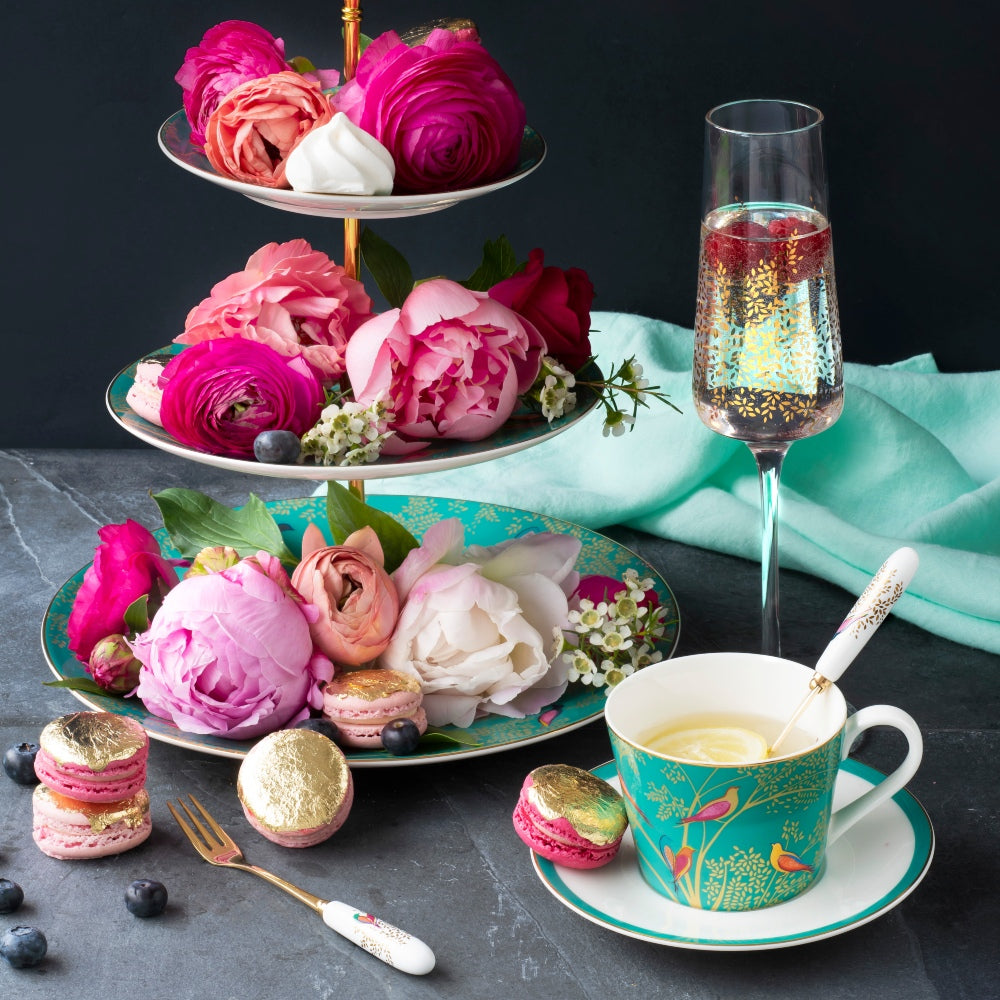 Green Birds 3 Tier Cake Stand
