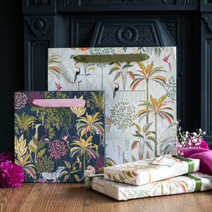 Ink Green Palm Garden Medium Gift Bag