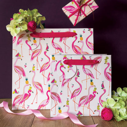 Fabulous Flamingos Large Gift Bag