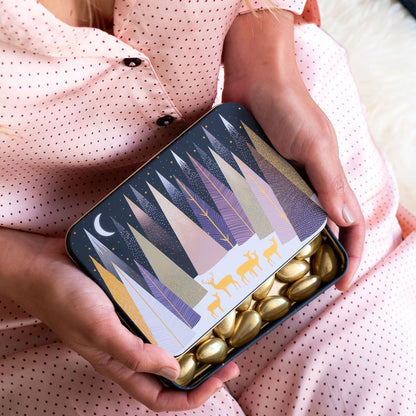 Frosted Pines Small Rectangular Tin