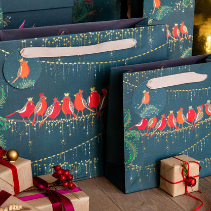 Rows of Robins Bottle Bag