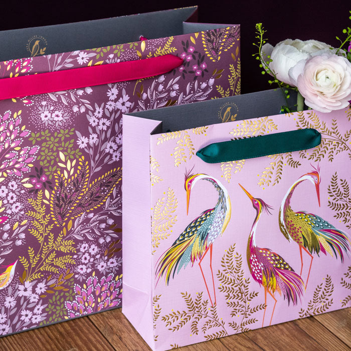 Plum Songbird Large Gift Bag