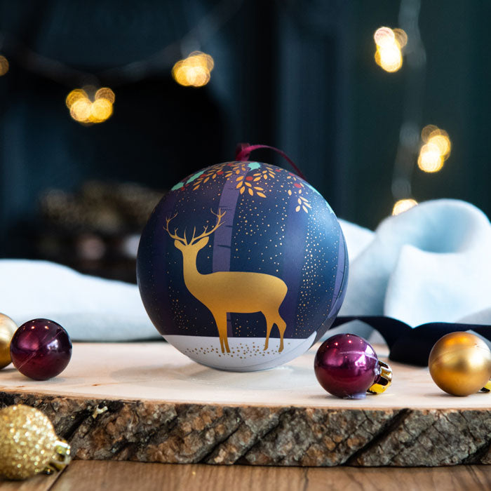 Christmas Fillable Tin Baubles - Set of 4