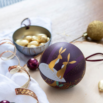 Christmas Fillable Tin Baubles - Set of 4