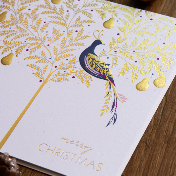 Luxury Partridge Christmas Cards - Box of 8