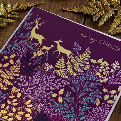Luxury Deer Christmas Cards - Box of 8