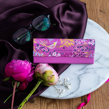 Mauve Songbird Glasses Case