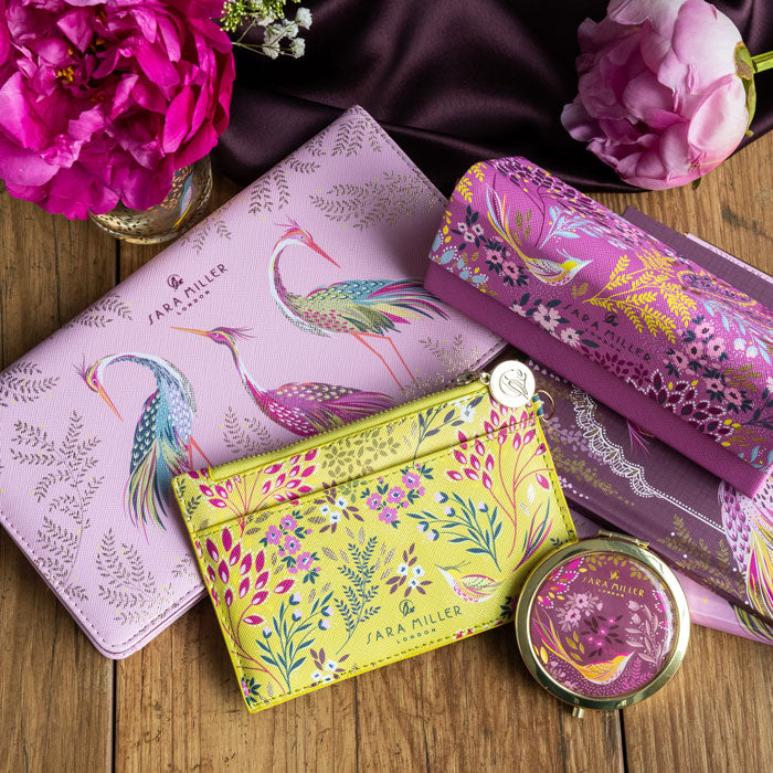 Mauve Songbird Glasses Case