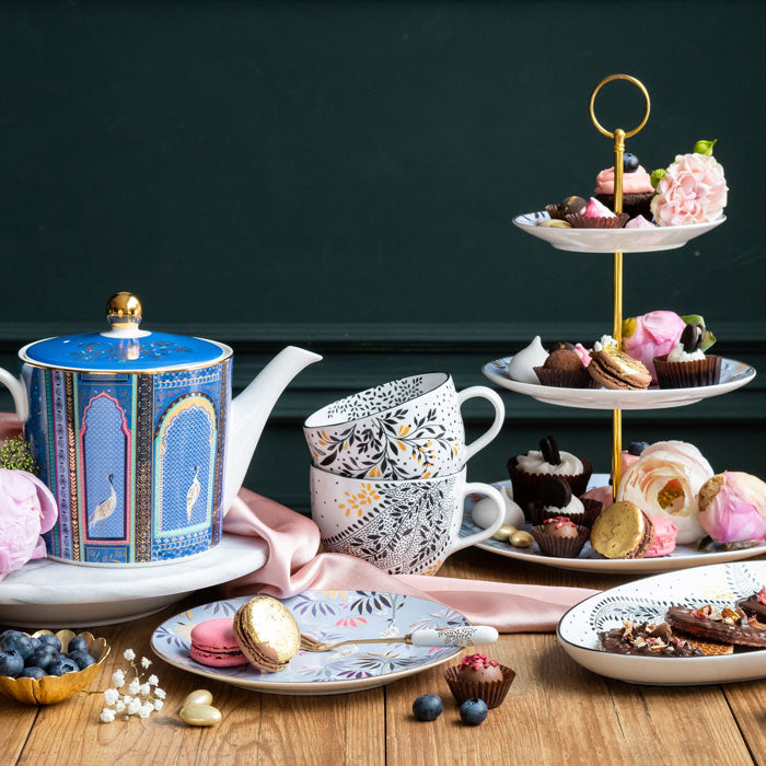 Crane Garden 3 Tier Cake Stand