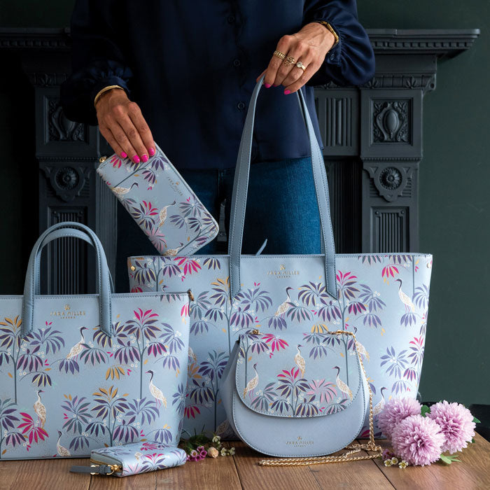 Crane Garden Zip Top Crossbody