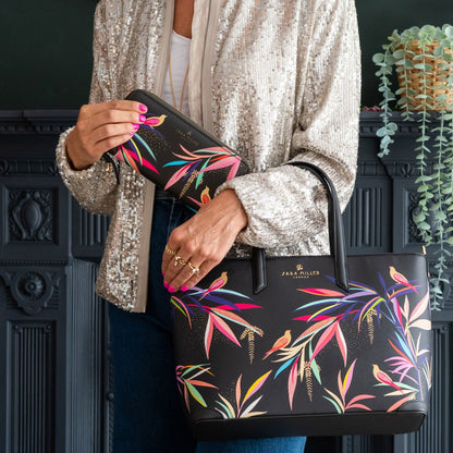 Black Bamboo Medium Tote