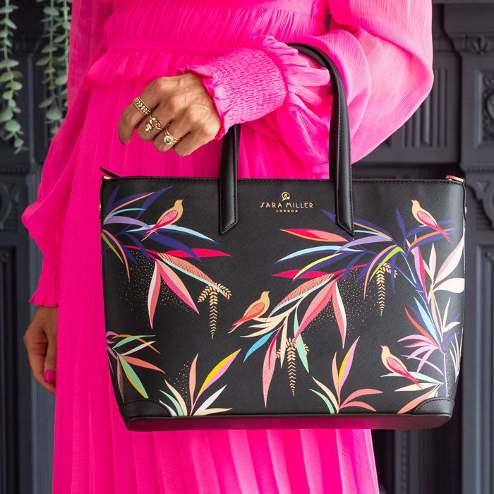 Black Bamboo Medium Tote