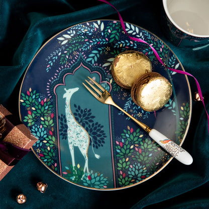 India Cake Plates - Assorted Set of 4