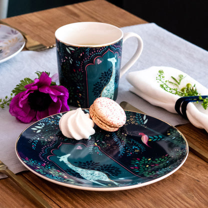 India Cake Plates - Assorted Set of 4
