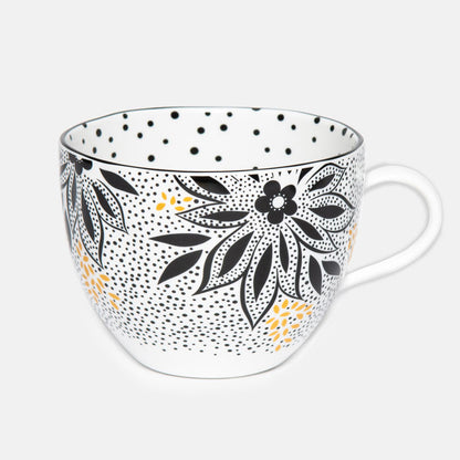 Artisanne Noir Lotus Mug