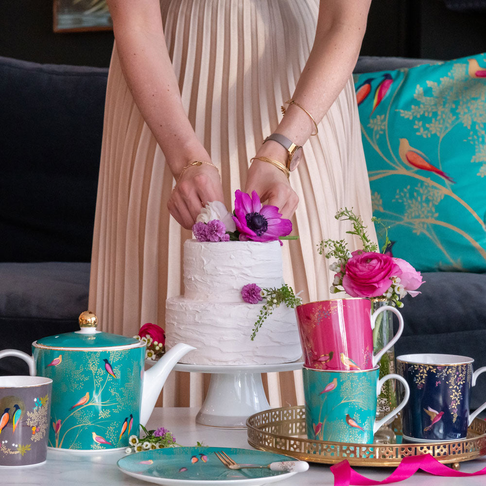 Green Birds Teapot