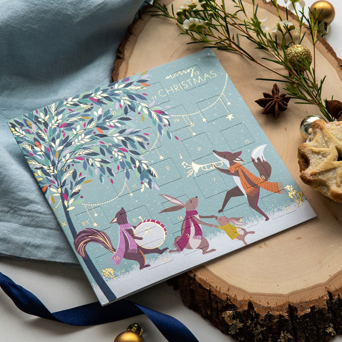 Woodland Tales Advent Calendar Card
