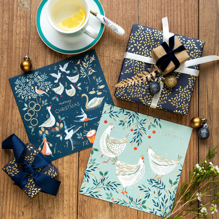 Luxury Twelve Days of Christmas Cards - Box of 8