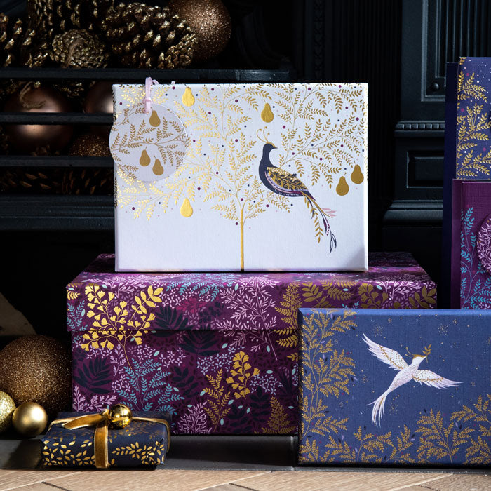 Golden Winter Mixed Gift Boxes - Set of 3