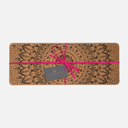 Artisanne Noir Long Rectangular Cork Trivet