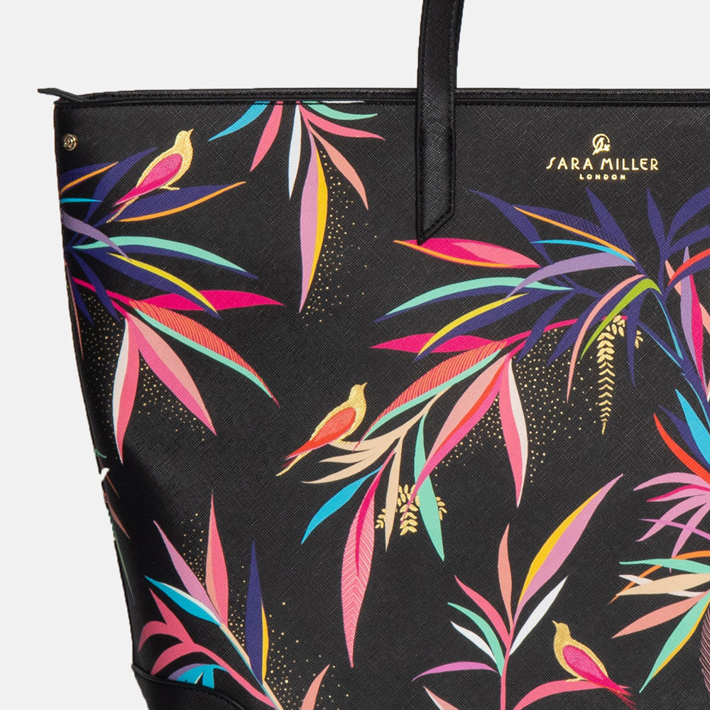Black Bamboo Large Tote