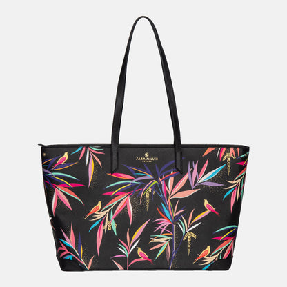 Black Bamboo Large Tote