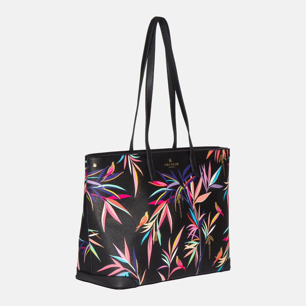 Black Bamboo Large Tote