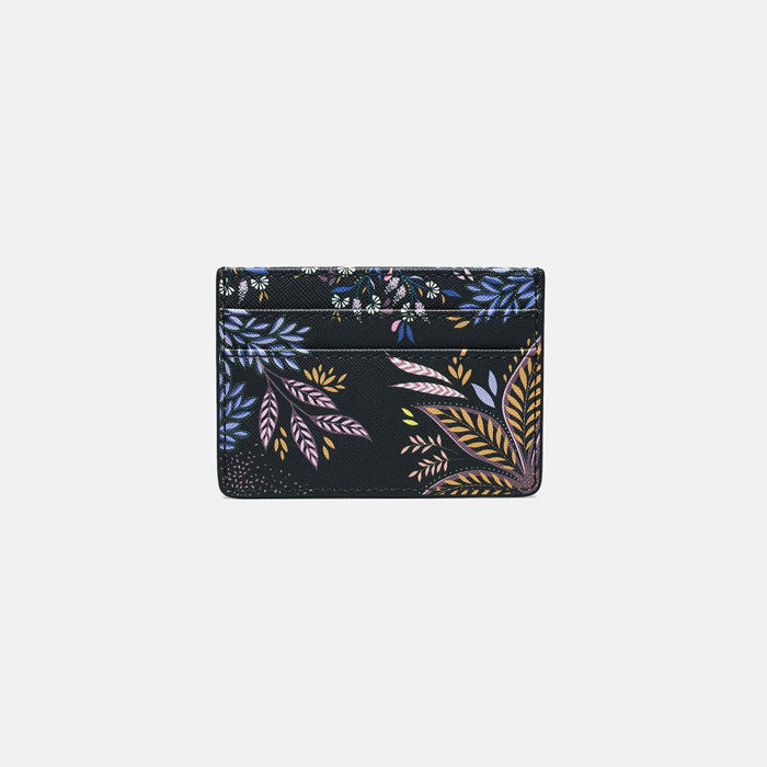 Black Botanic Card Holder